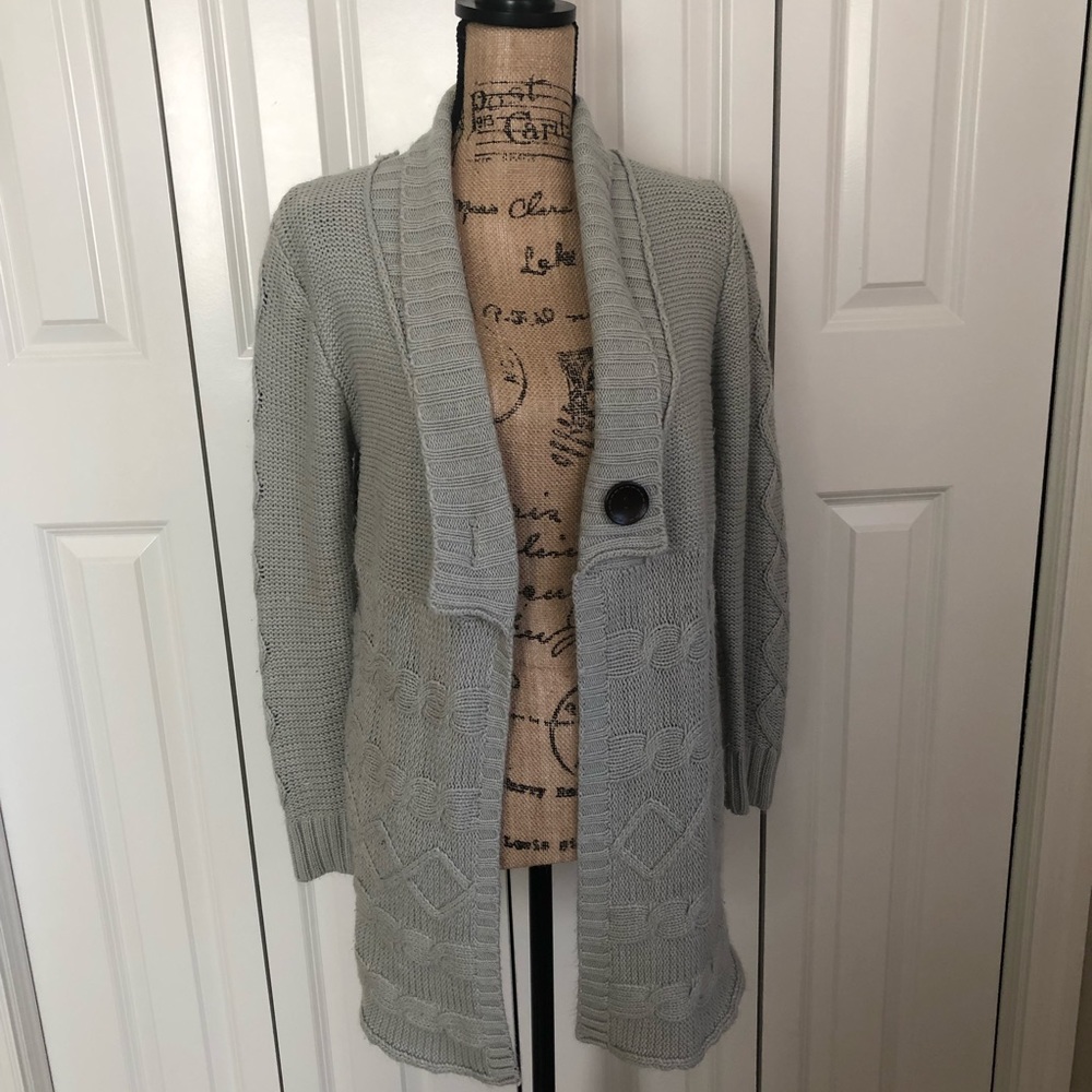 Grey sweater Cardigan